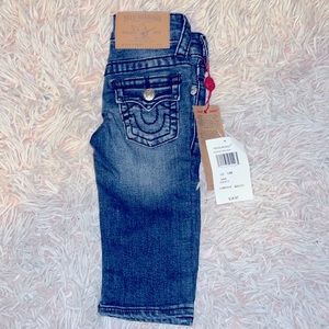 True Religion Straight leg jeans brand new size 12 months